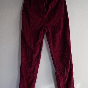 BDG Urban Outfitters Mom High-Rise Magenta Corduroy Pants size 27
